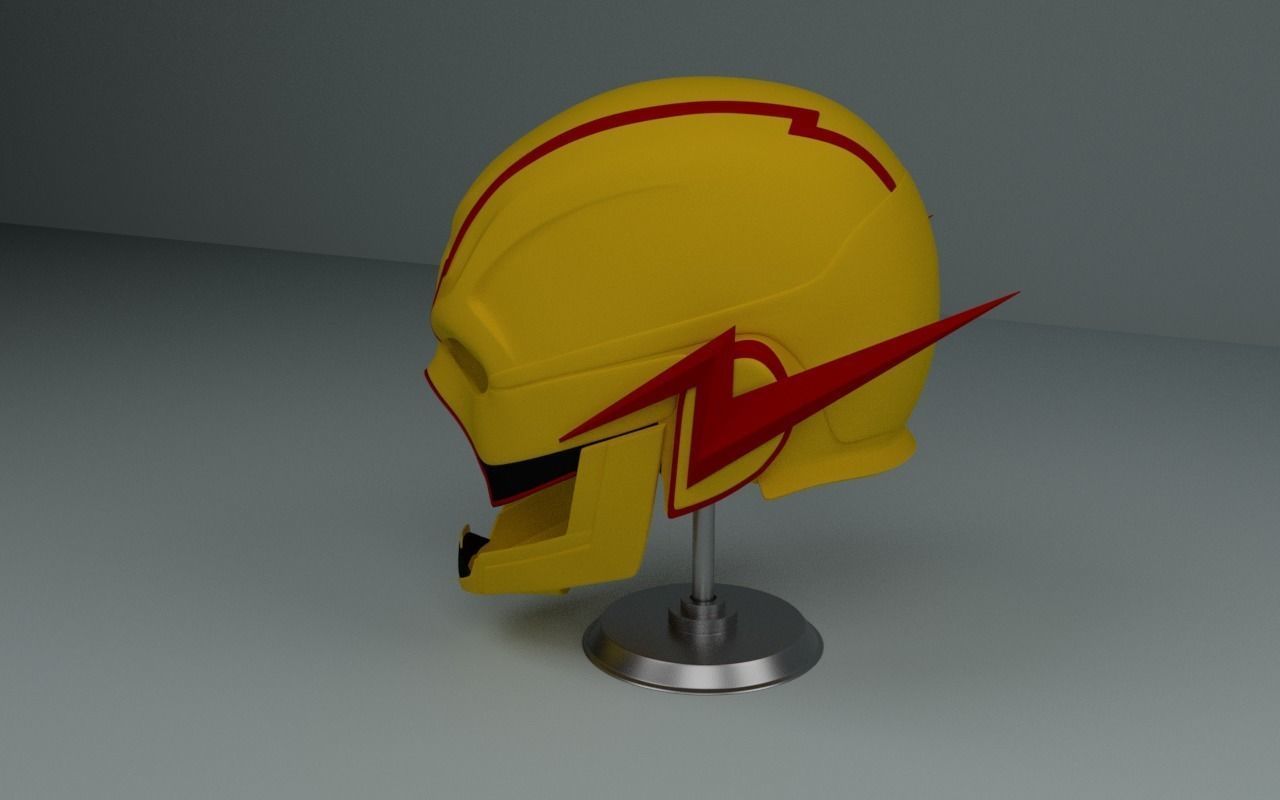 Reverse Flash Mask from Injustice 2 DC Cosplay Flash Helmet 3D print model_2