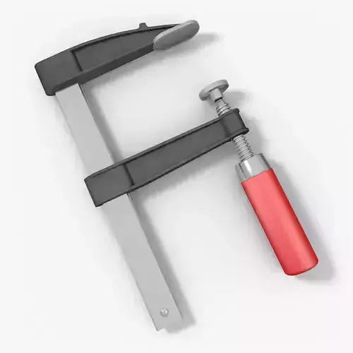 F-Clamp letter f clamp 3D model