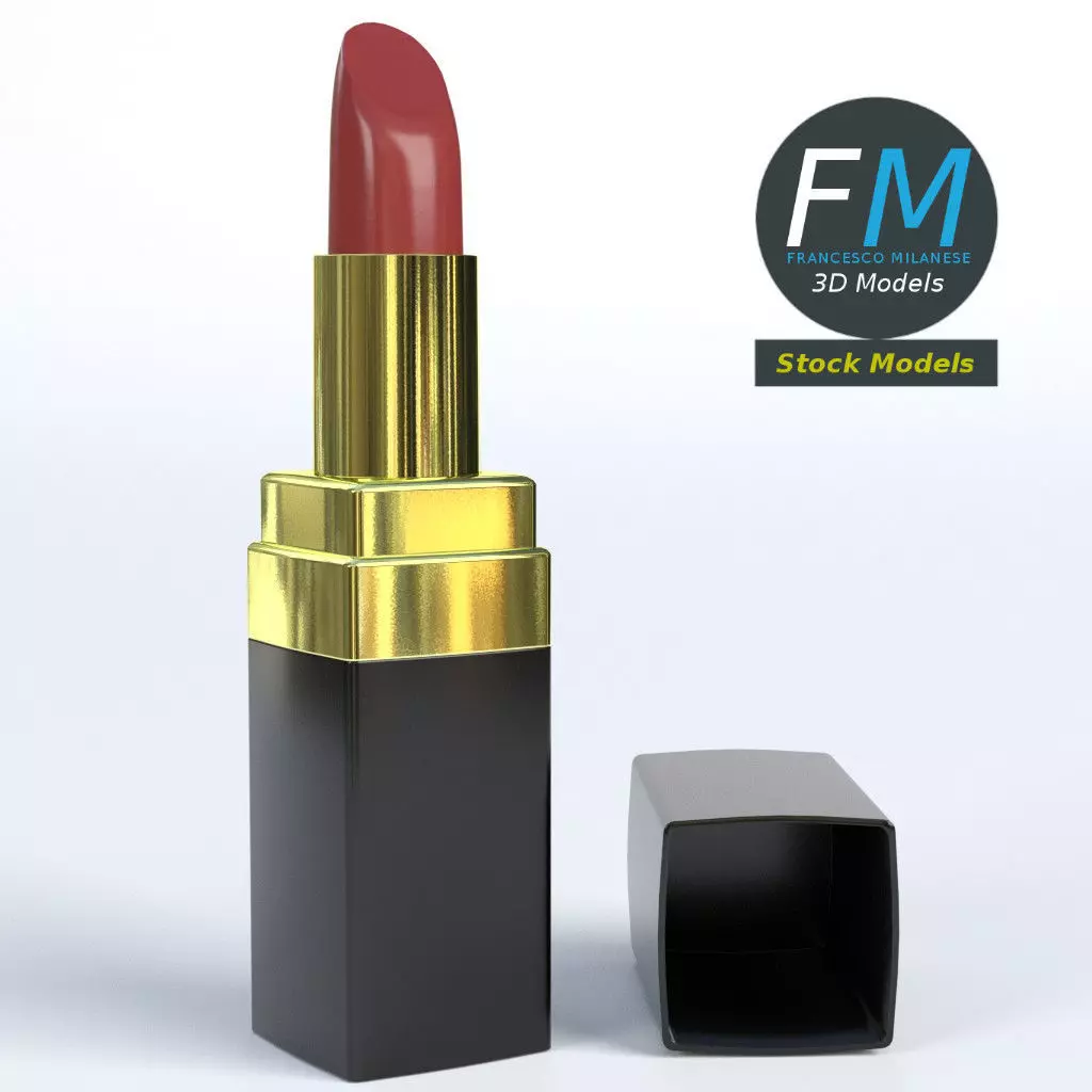 Lipstick 3D model_0