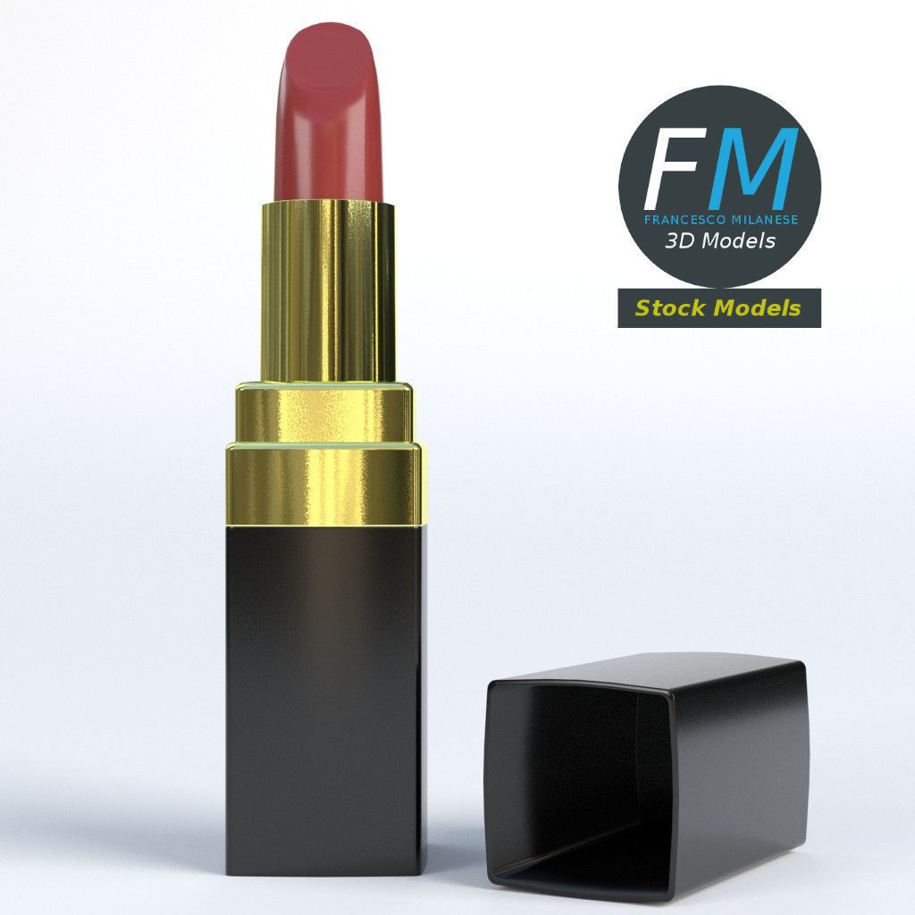 Lipstick 3D model_3