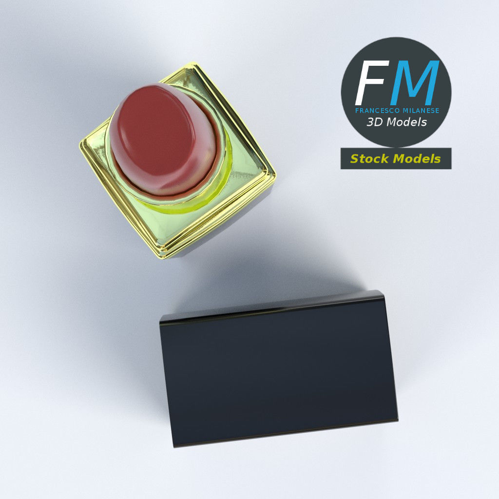 Lipstick 3D model_6