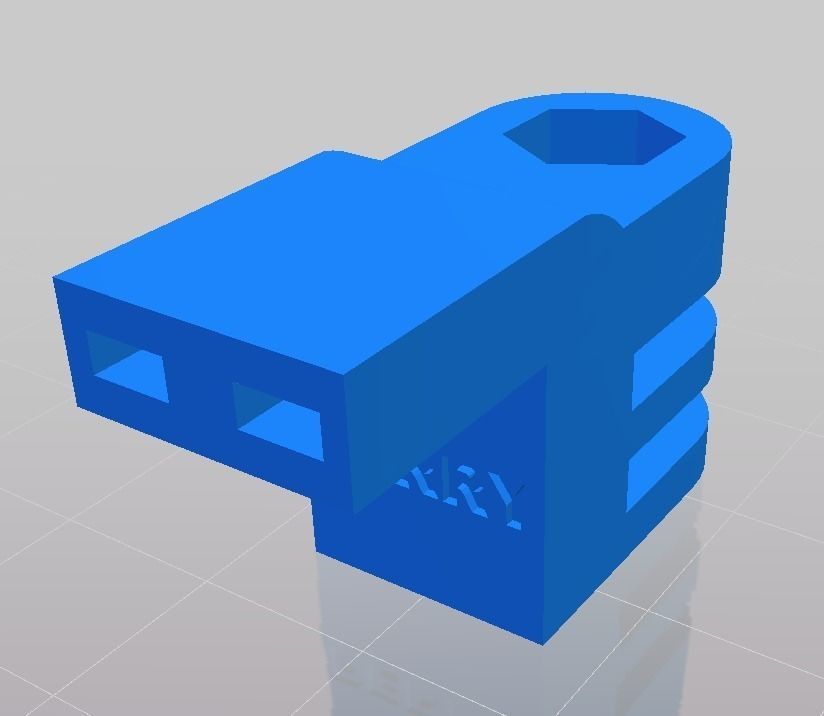 GoPro Hockey Stick Mount 3D print model_0