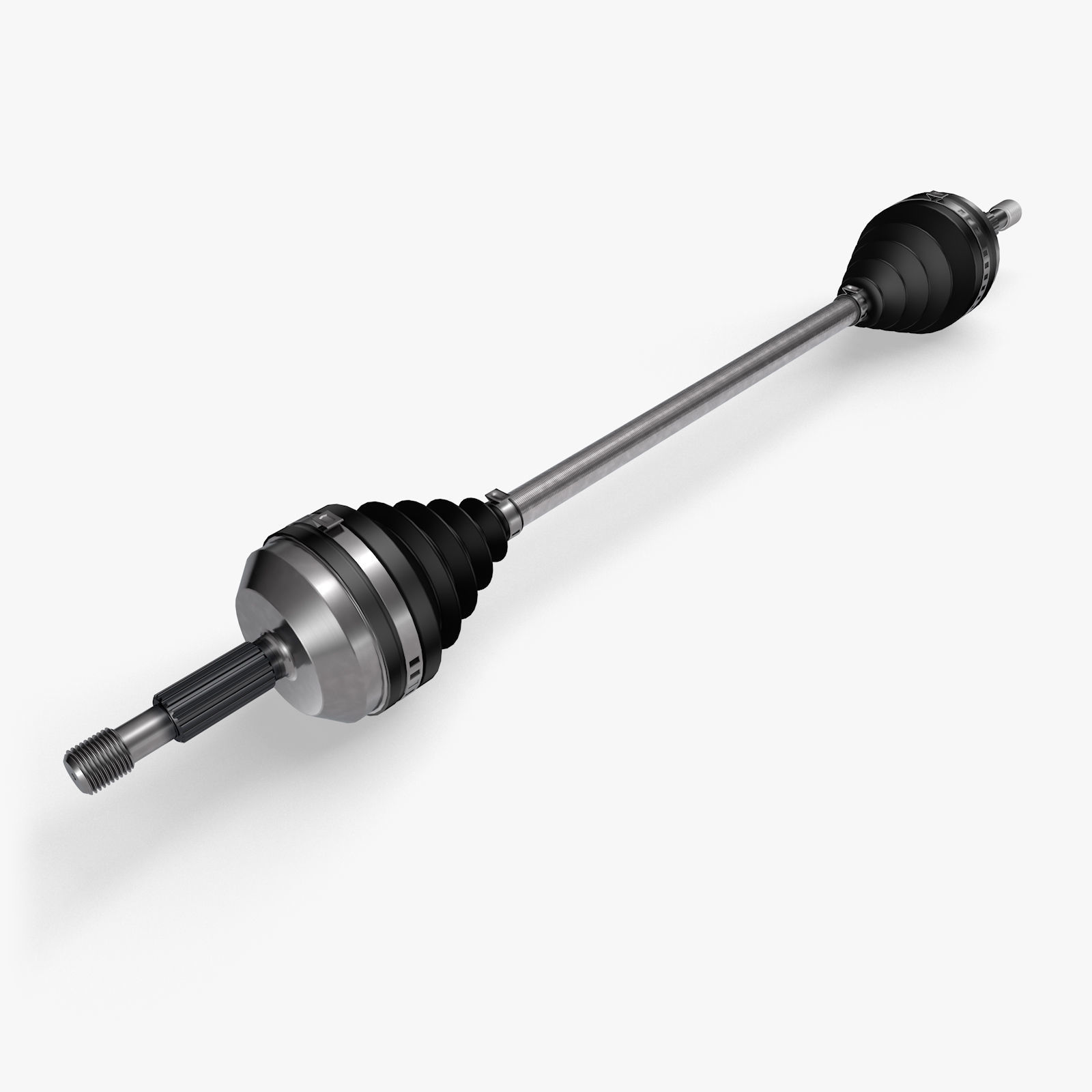 Driveshaft with CV-joints 3D model_4