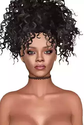Rihanna Head Model