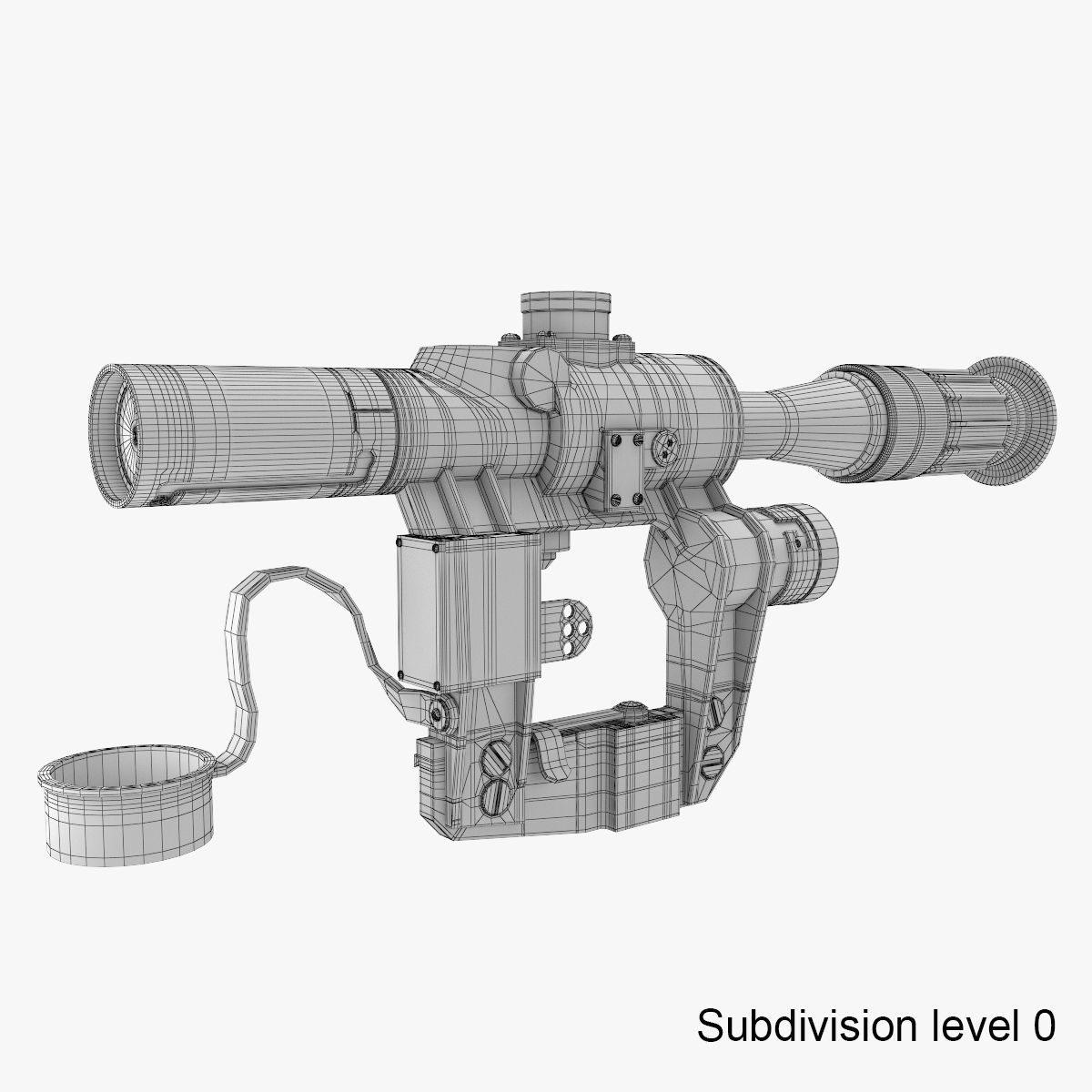 Optical Sight PSO-1 3D model_18