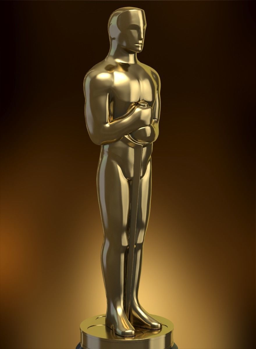 Oscar Award Statue 3D print model_2
