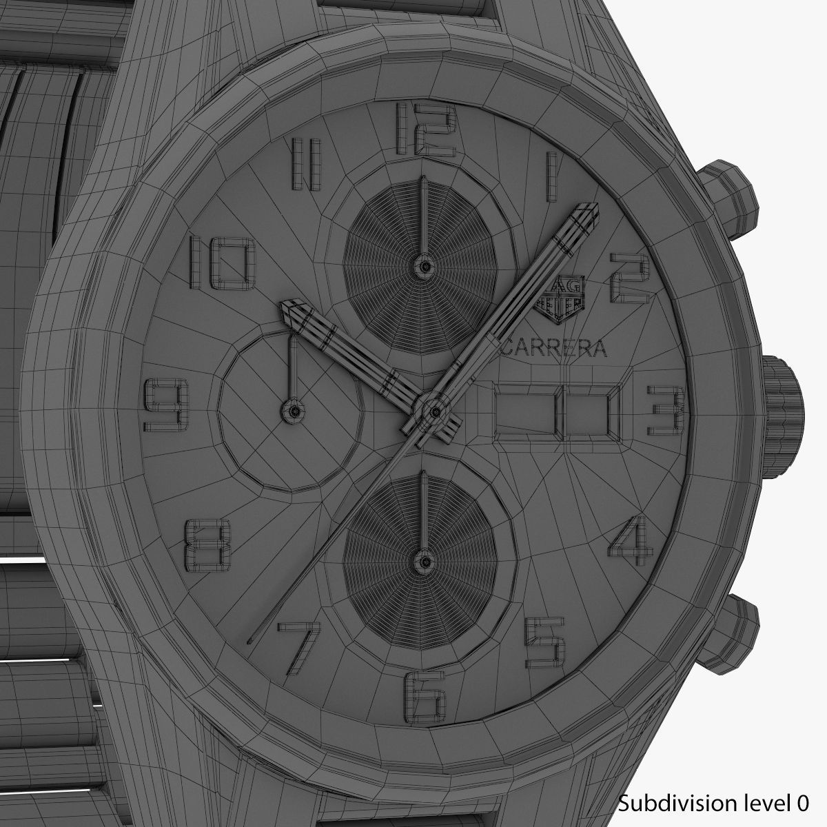 TAG Heuer Carrera 3D model_11