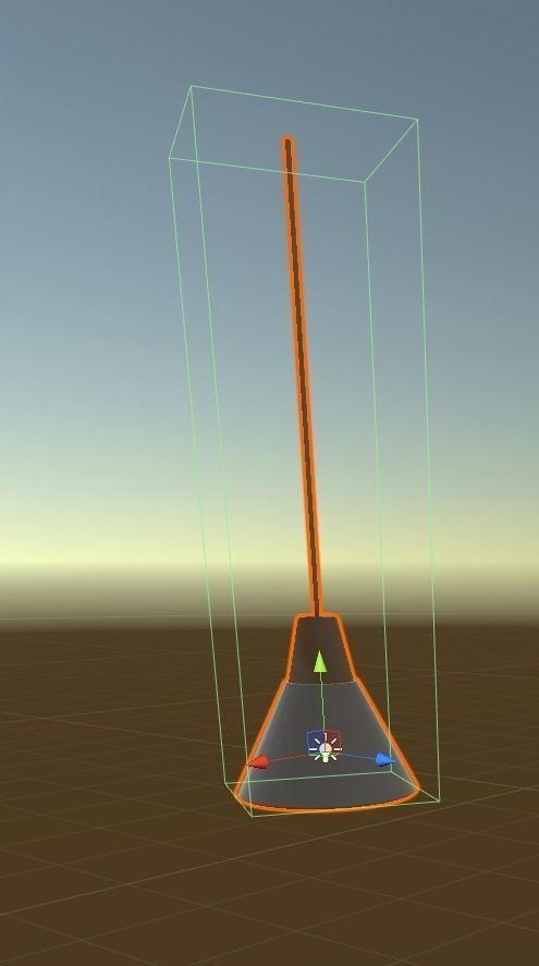 Hanging Ceiling Lamp low-poly game ready Low-poly 3D model_5