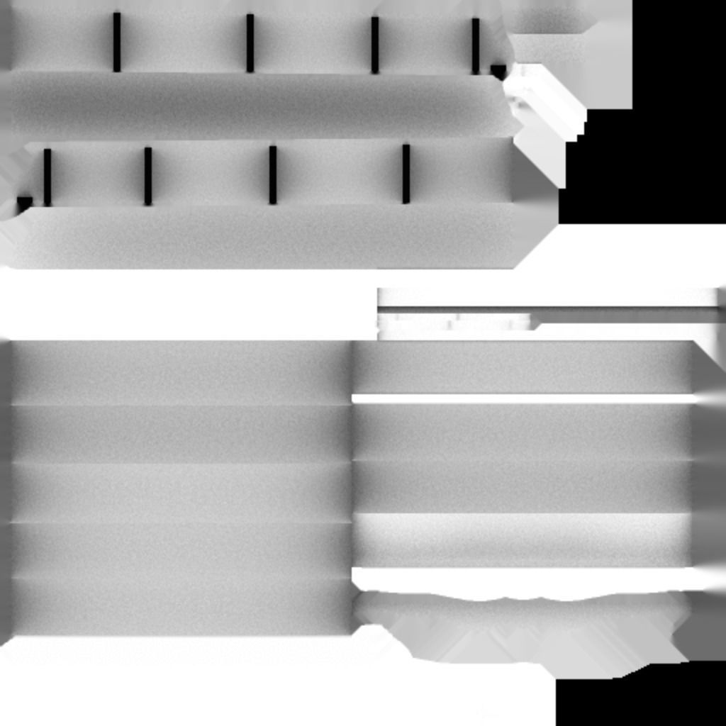 Antique Shelf low-poly game ready Low-poly 3D model_12