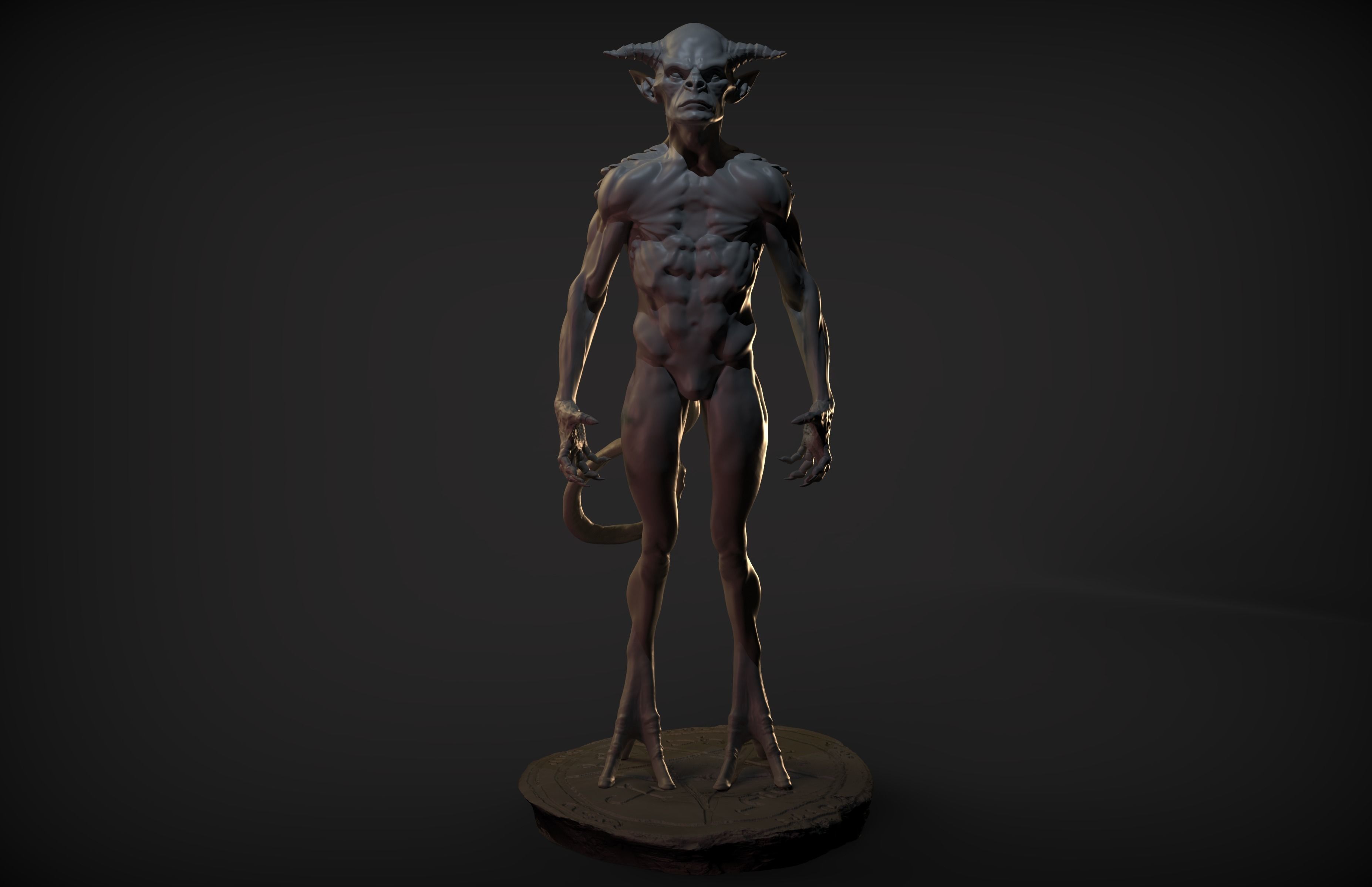 Horror Creature 3D model