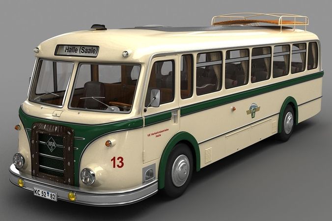 IFA H6 Bus  1952 3D model