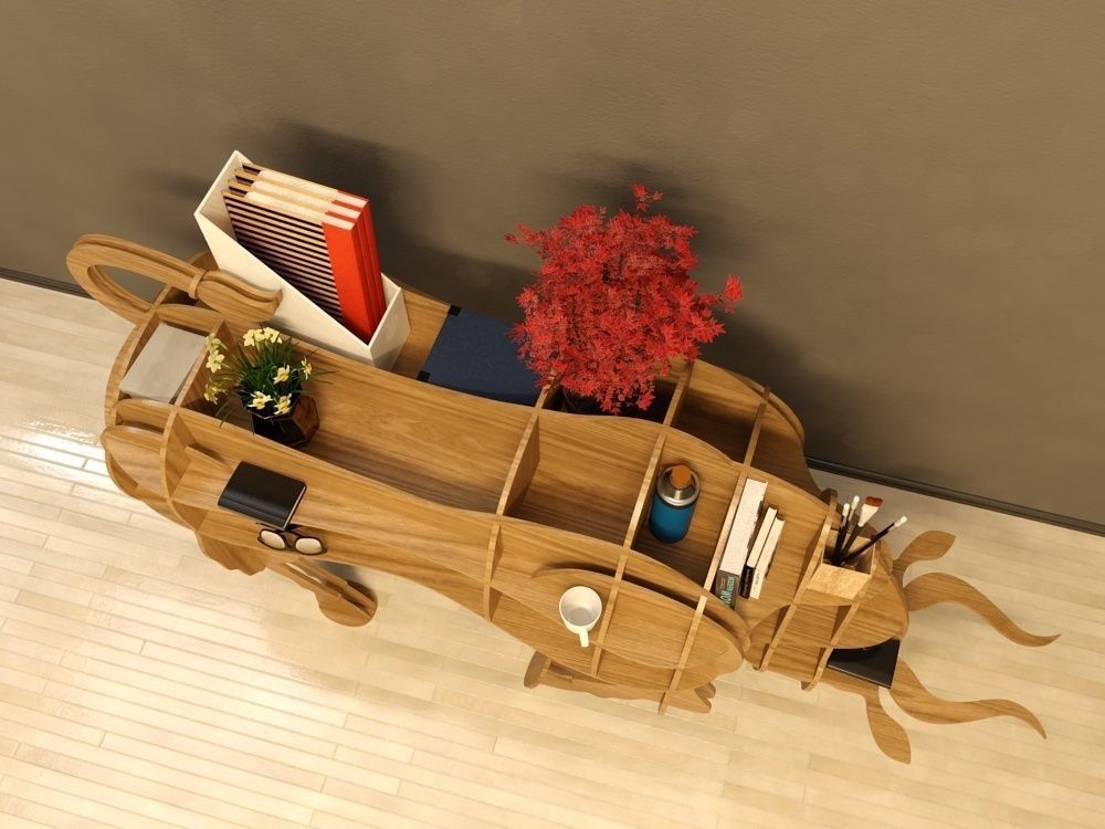 Cofee table Bull  3D model_2