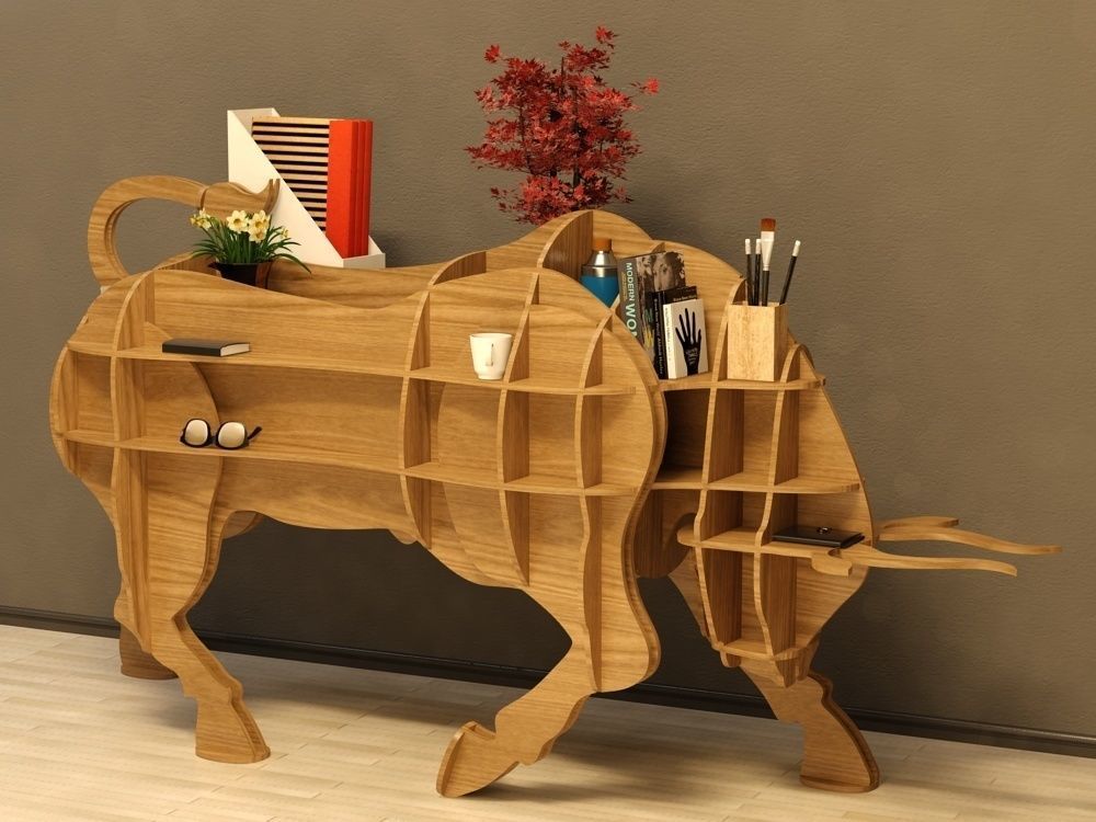 Cofee table Bull  3D model_0