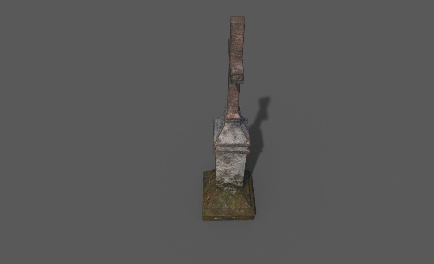 Cemetery Pack Low-poly 3D model_3