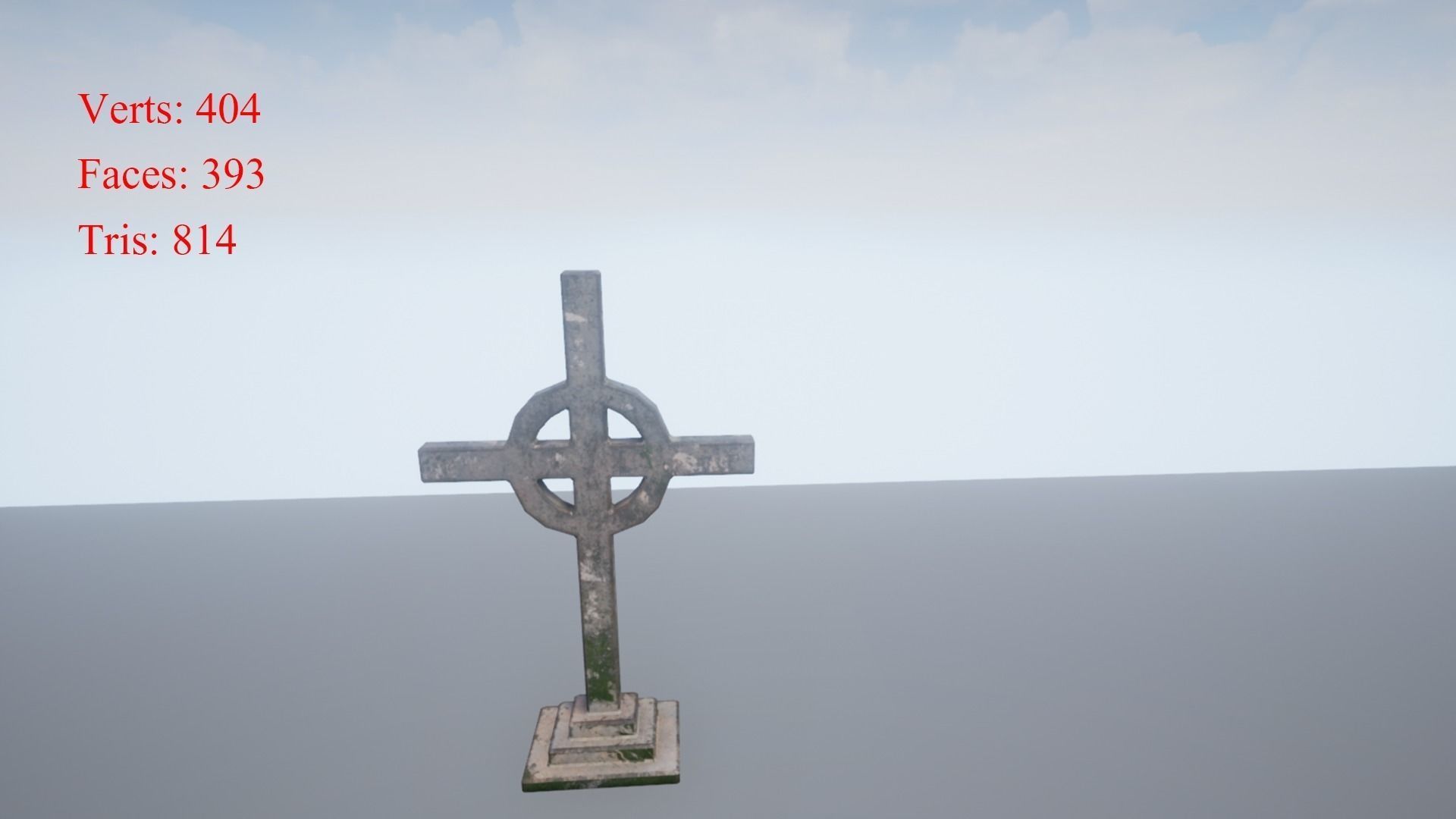 Cemetery Pack Low-poly 3D model_13