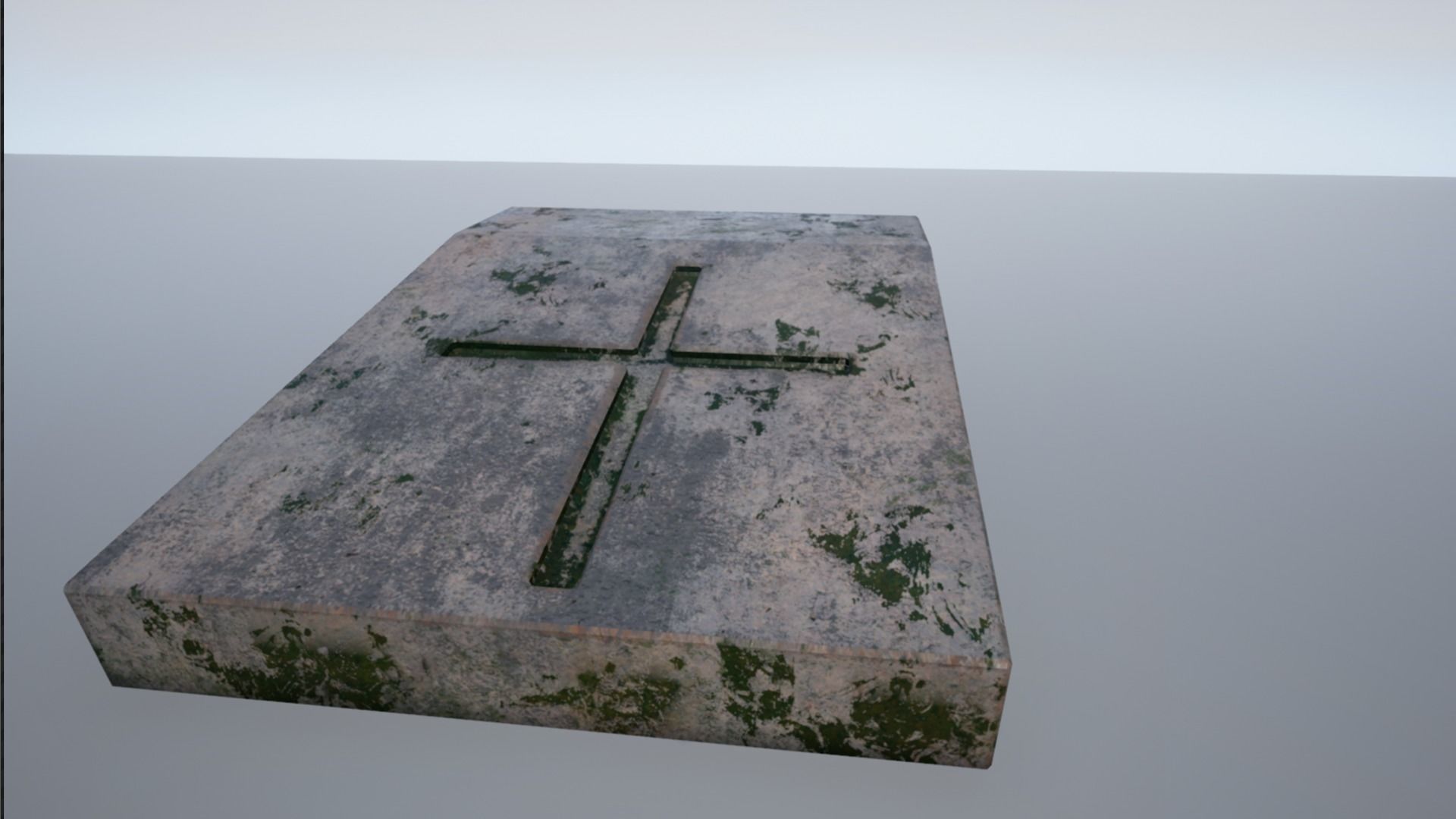 Cemetery Pack Low-poly 3D model_22