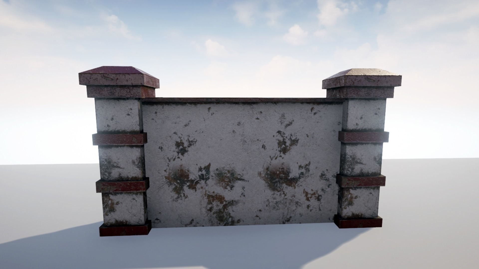 Cemetery Pack Low-poly 3D model_32