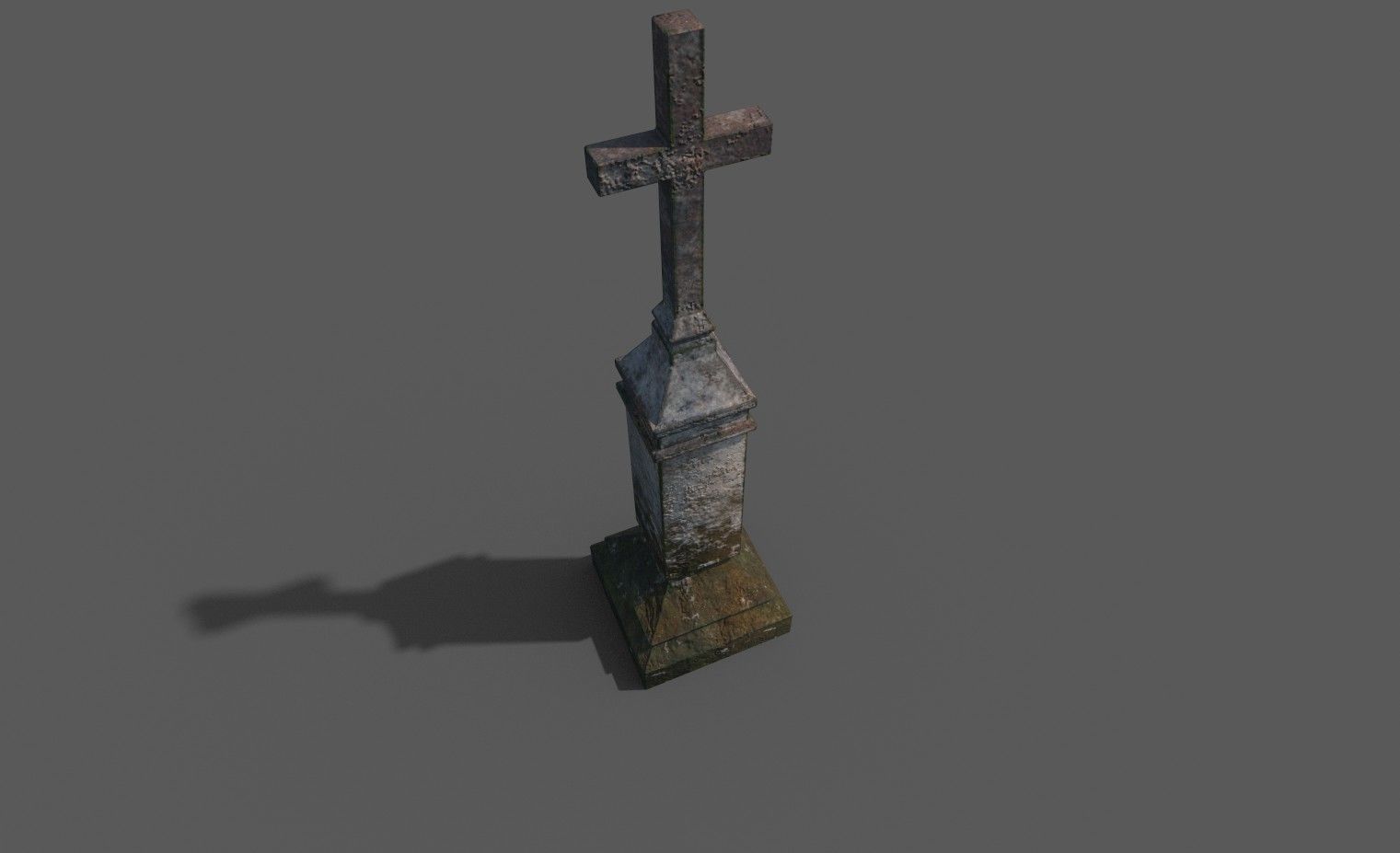 Cemetery Pack Low-poly 3D model_2