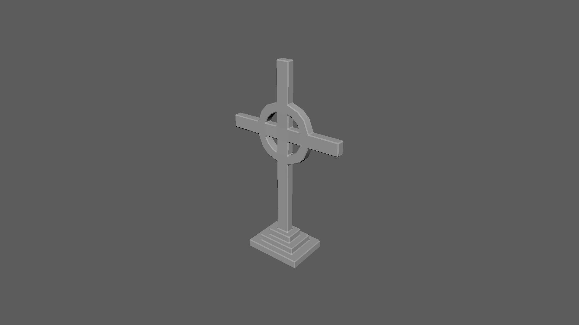 Cemetery Pack Low-poly 3D model_14
