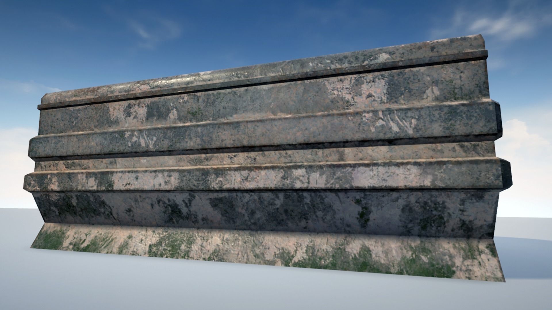 Cemetery Pack Low-poly 3D model_37