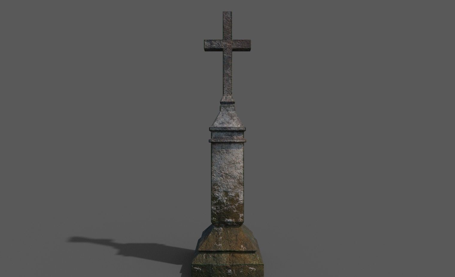 Cemetery Pack Low-poly 3D model_1