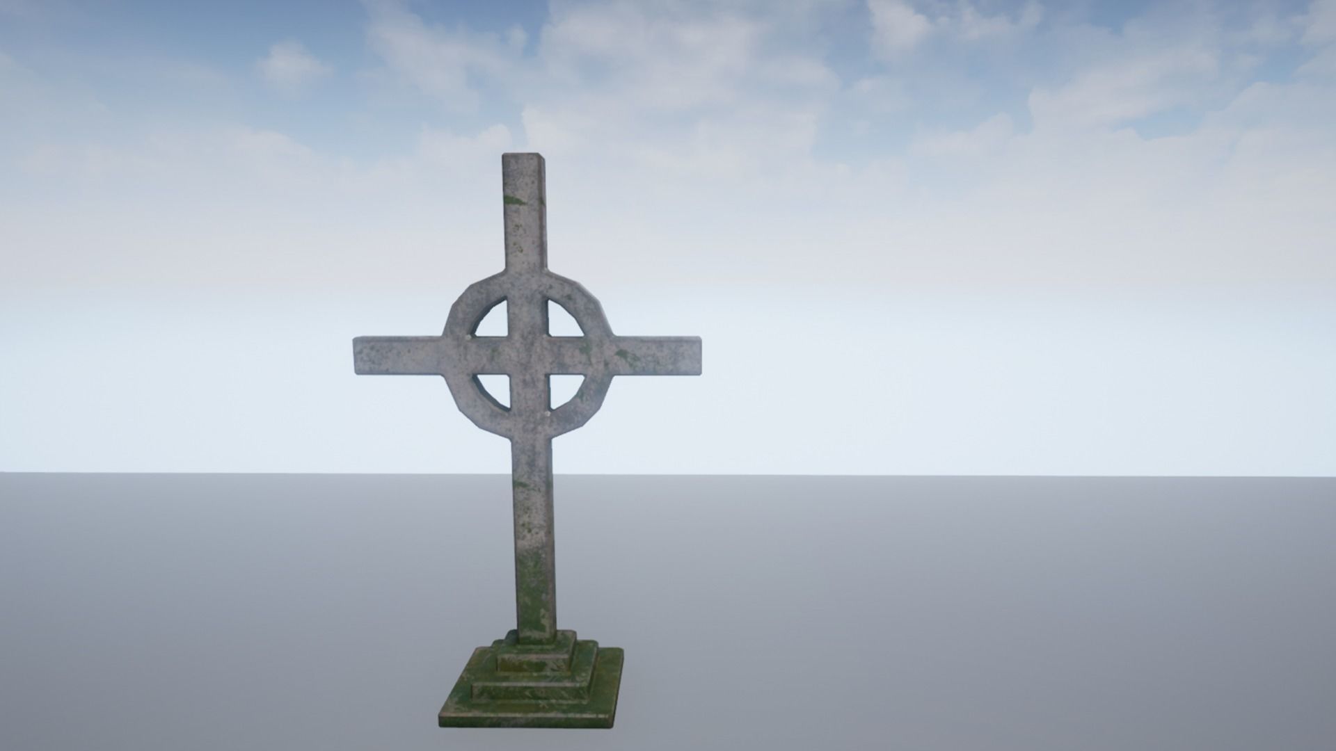 Cemetery Pack Low-poly 3D model_6