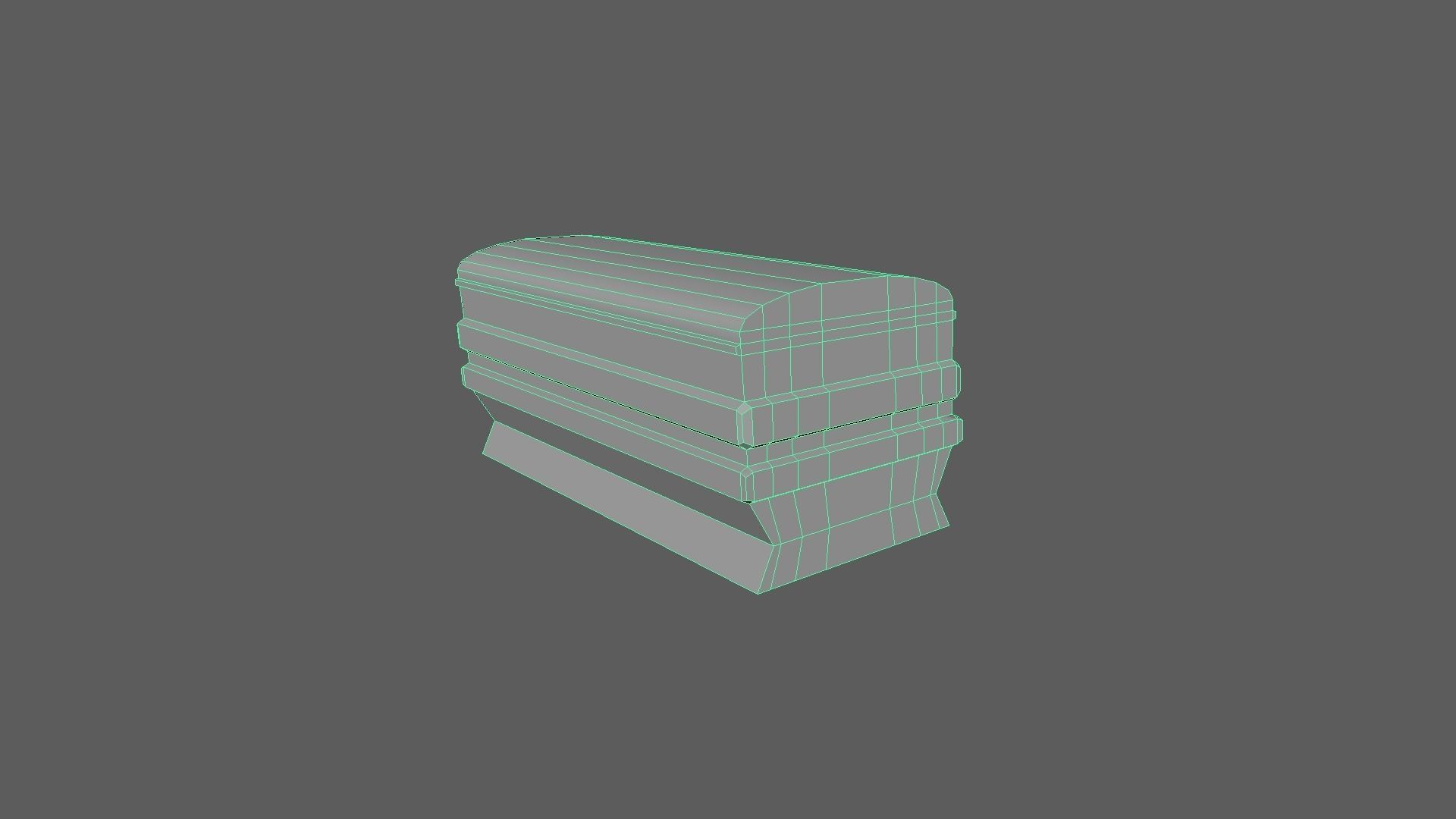 Cemetery Pack Low-poly 3D model_41