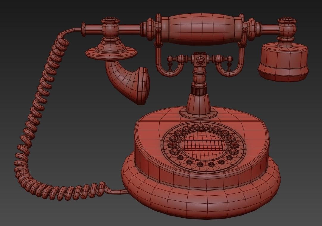 Steampunk Industrial Wall Shelf  3D model_6