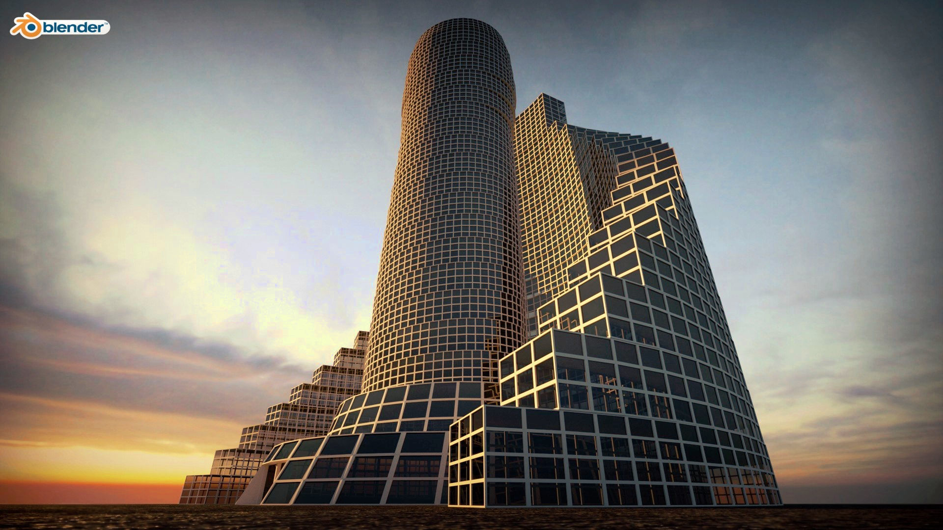 Multi purpose building 2 Free 3D model_10