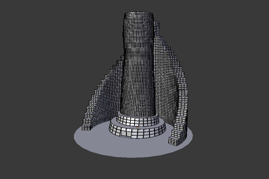 Multi purpose building 2 Free 3D model_11