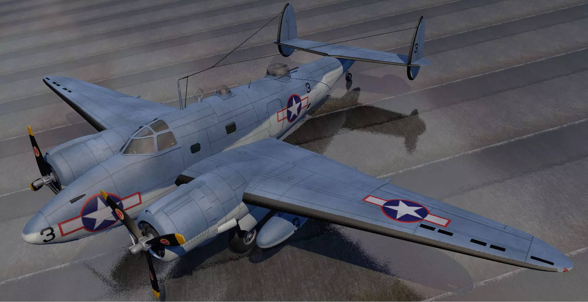 Lockheed PV-1 Ventura 3D model_0