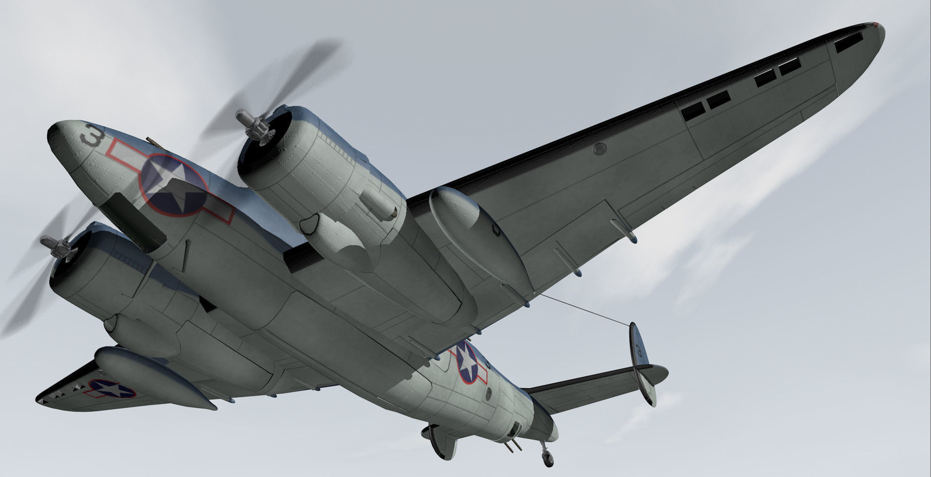 Lockheed PV-1 Ventura 3D model_9