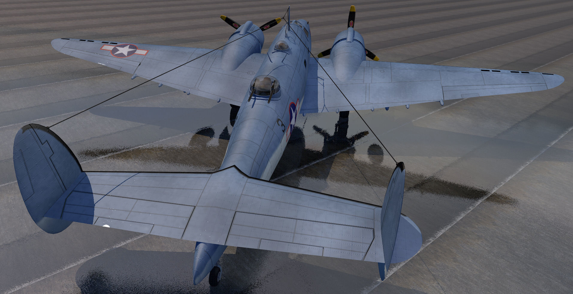 Lockheed PV-1 Ventura 3D model_4