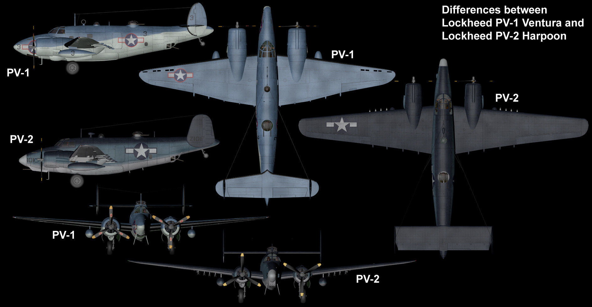 Lockheed PV-1 Ventura 3D model_10