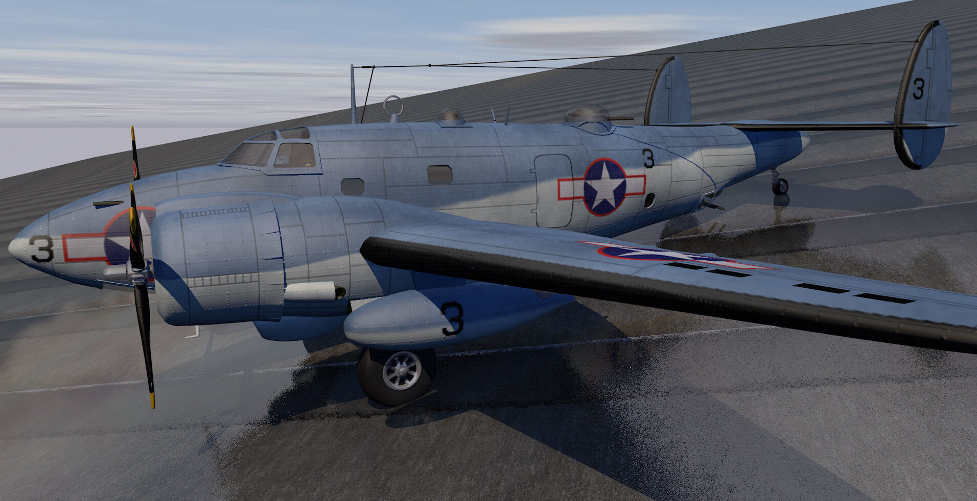 Lockheed PV-1 Ventura 3D model_2