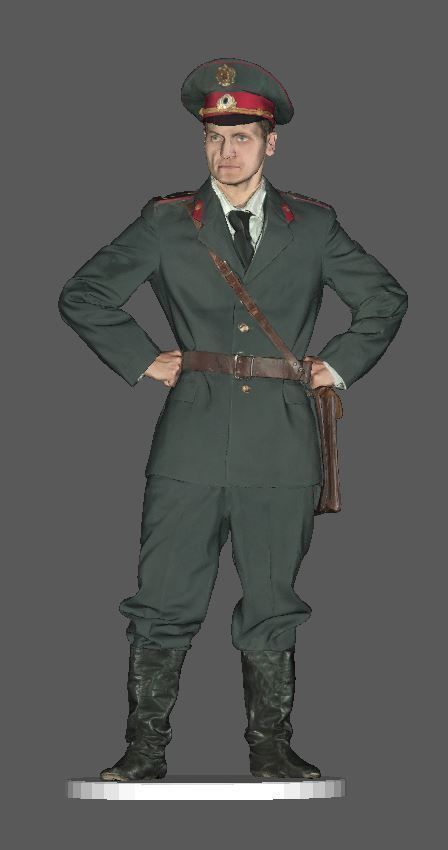 Police 3D print model_3