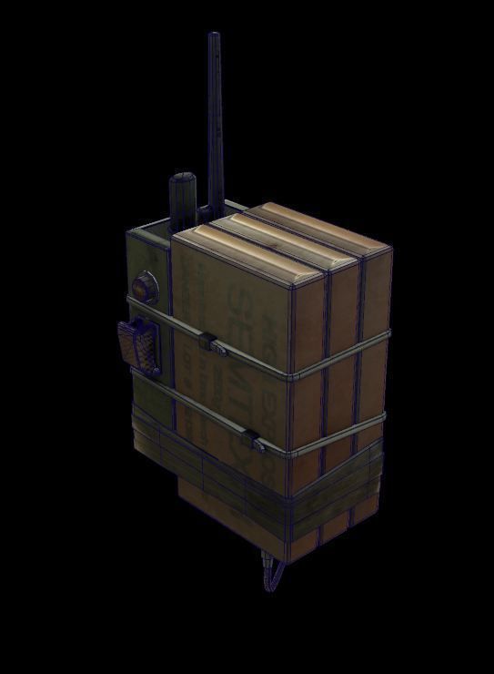 EXPLOSIVES CHARGES model Low-poly 3D model_3
