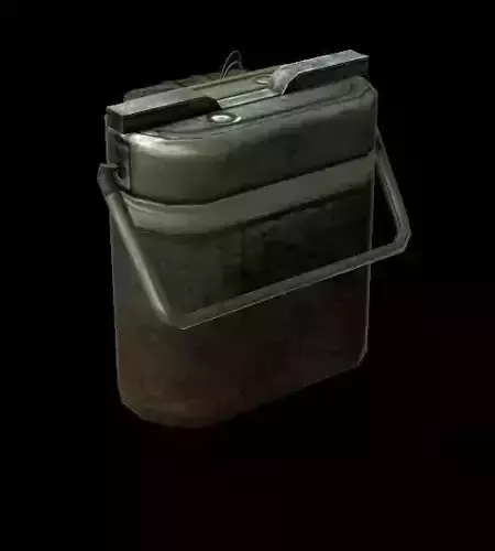 IDE model metal canister - person 3D model