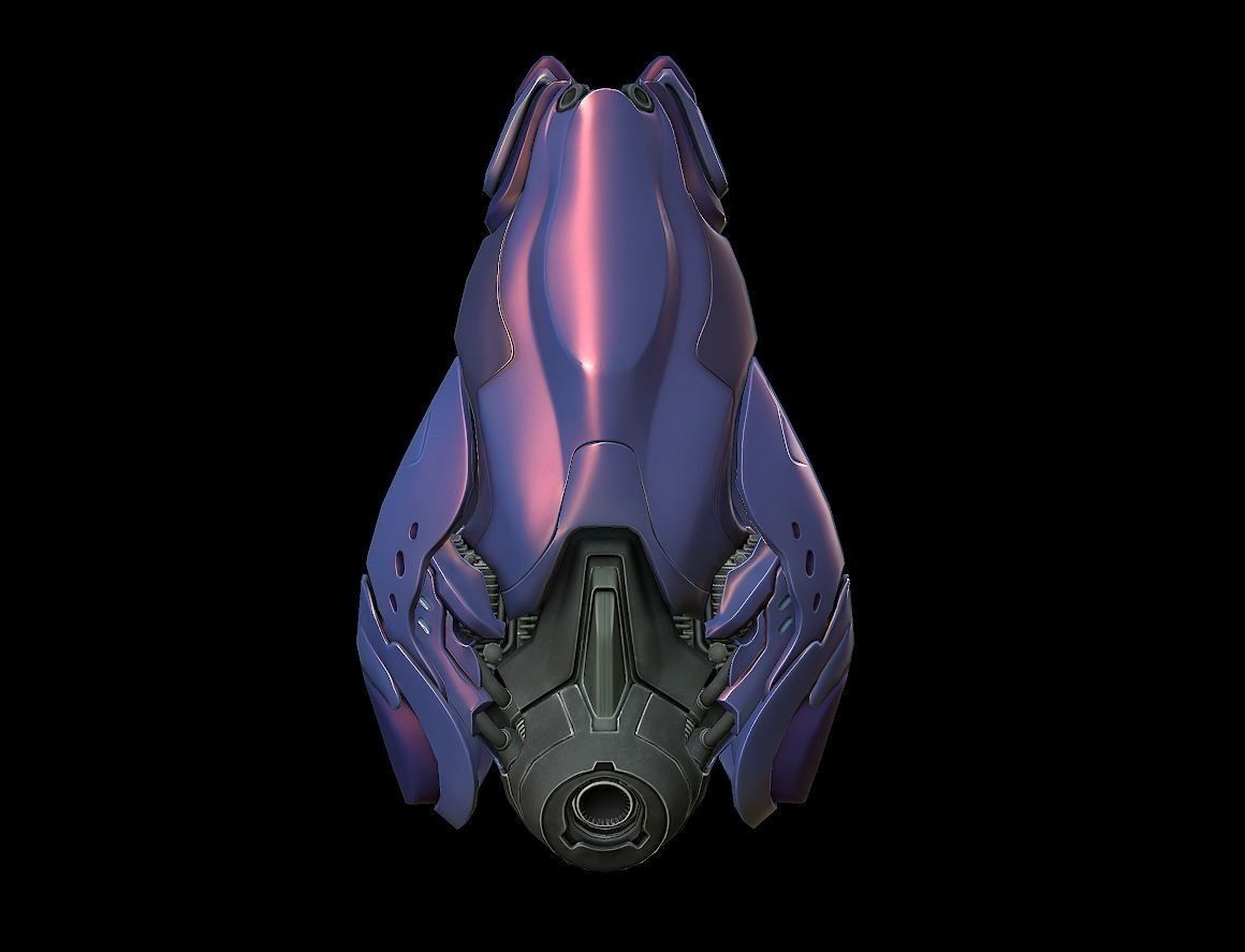 Drop Pod Low-poly 3D model_3