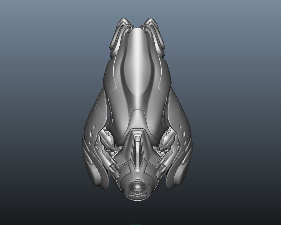 Drop Pod Low-poly 3D model_6