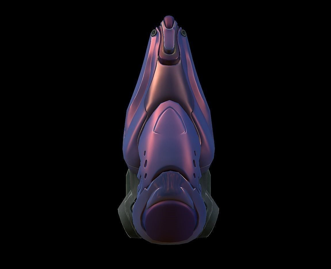 Drop Pod Low-poly 3D model_2