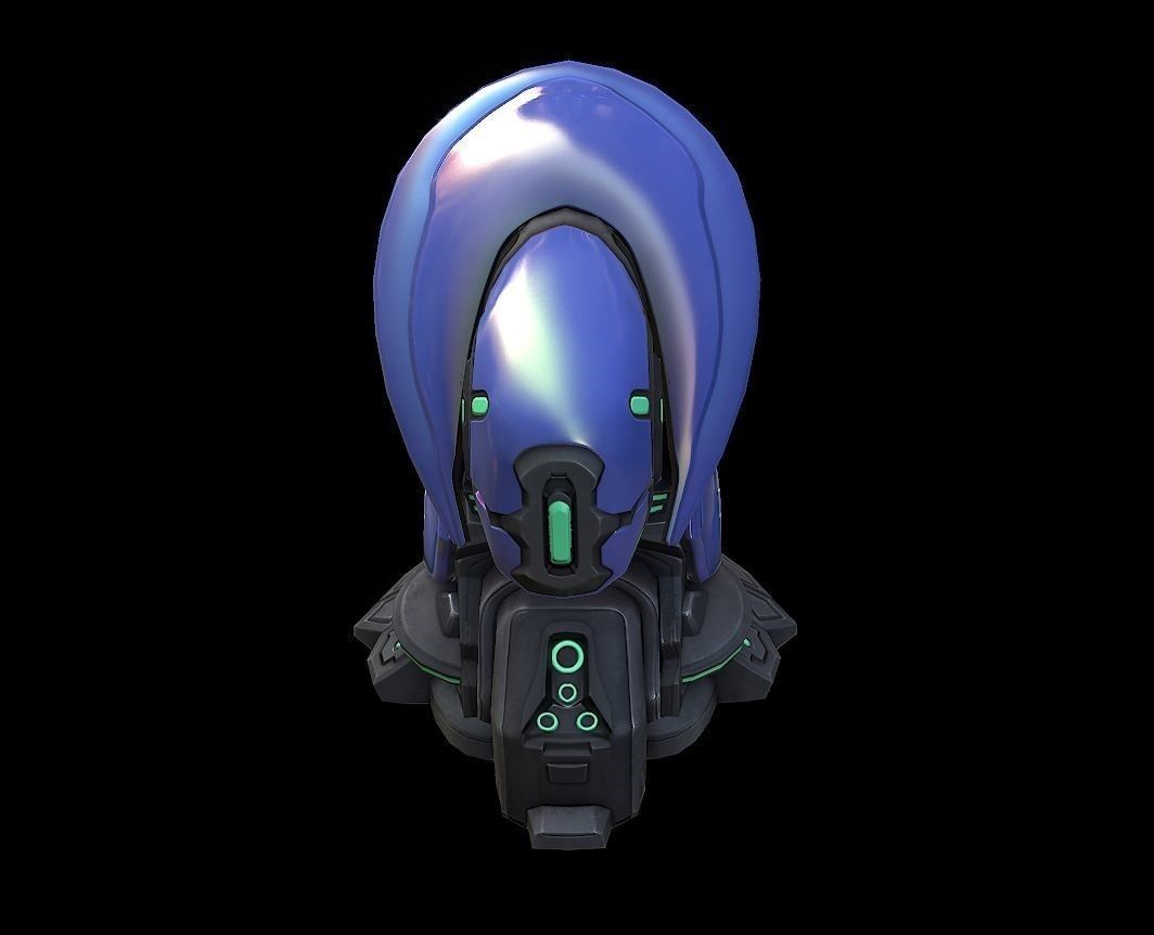 Heavy Machinery Low-poly 3D model_2