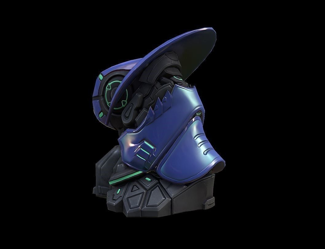 Heavy Machinery Low-poly 3D model_1