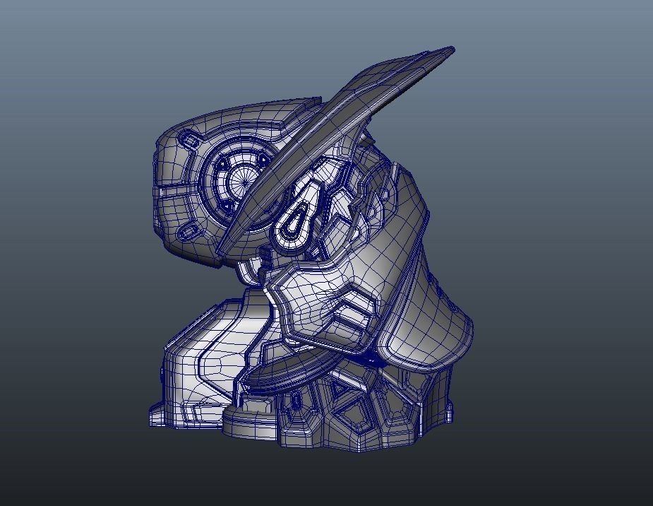 Heavy Machinery Low-poly 3D model_7