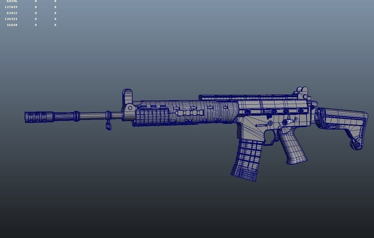 AK5 model ak - rifle 3D model_7