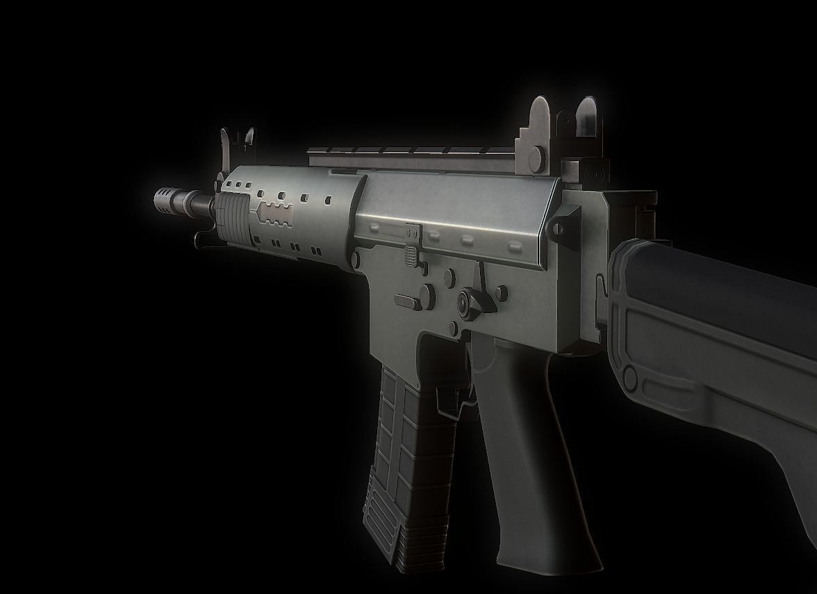 AK5 model ak - rifle 3D model_3