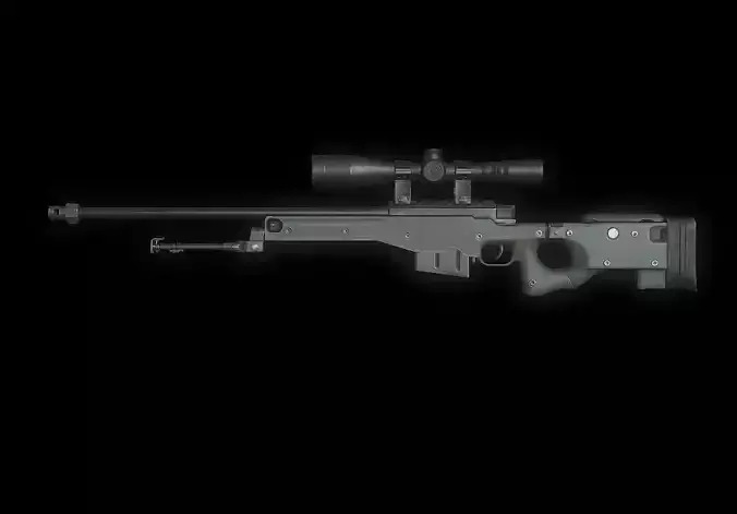 AWM Model sniper rifle