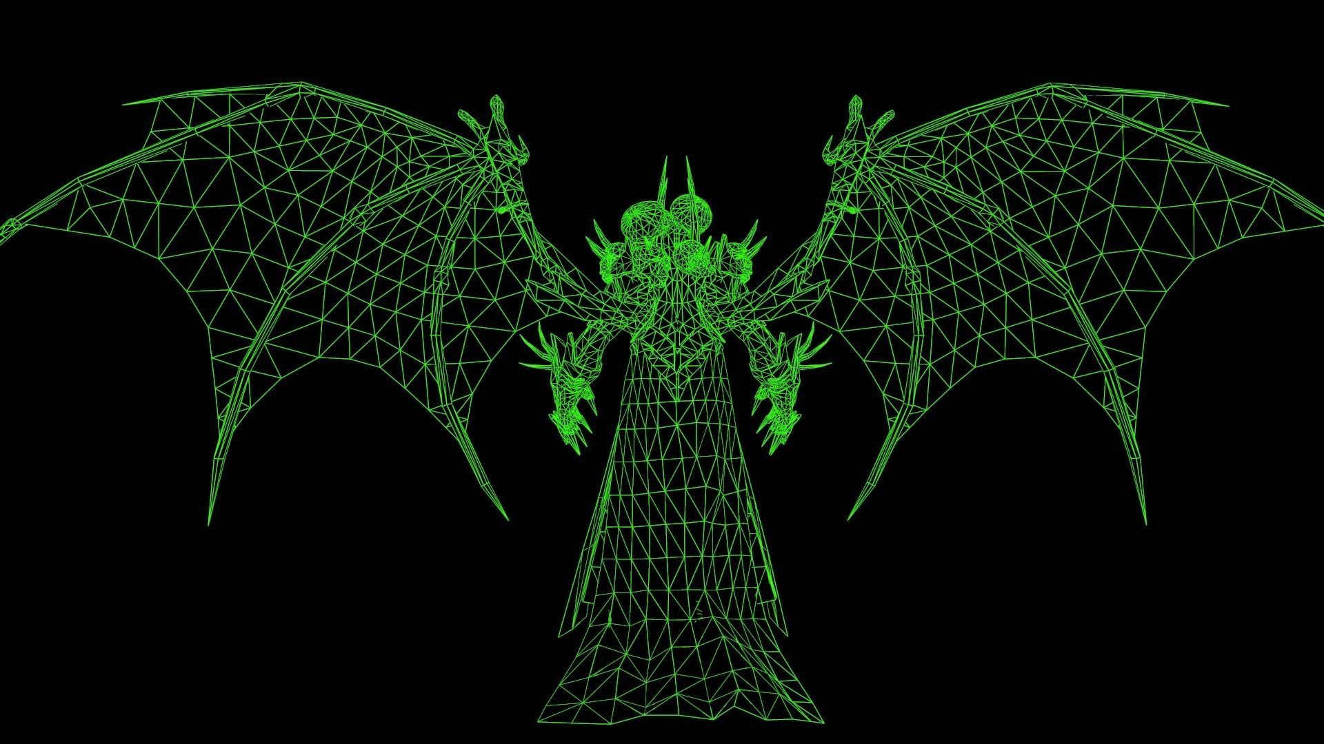 Old Vampire Low-poly 3D model_18