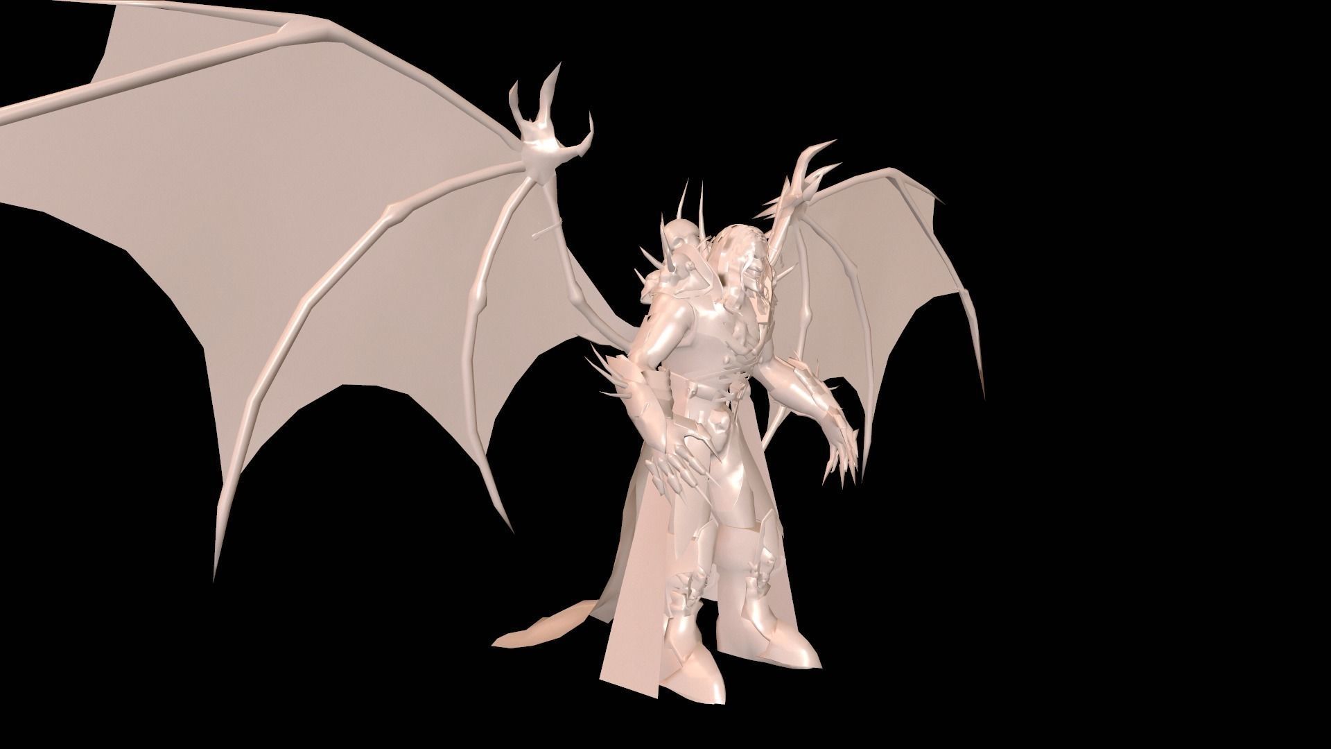 Old Vampire Low-poly 3D model_20