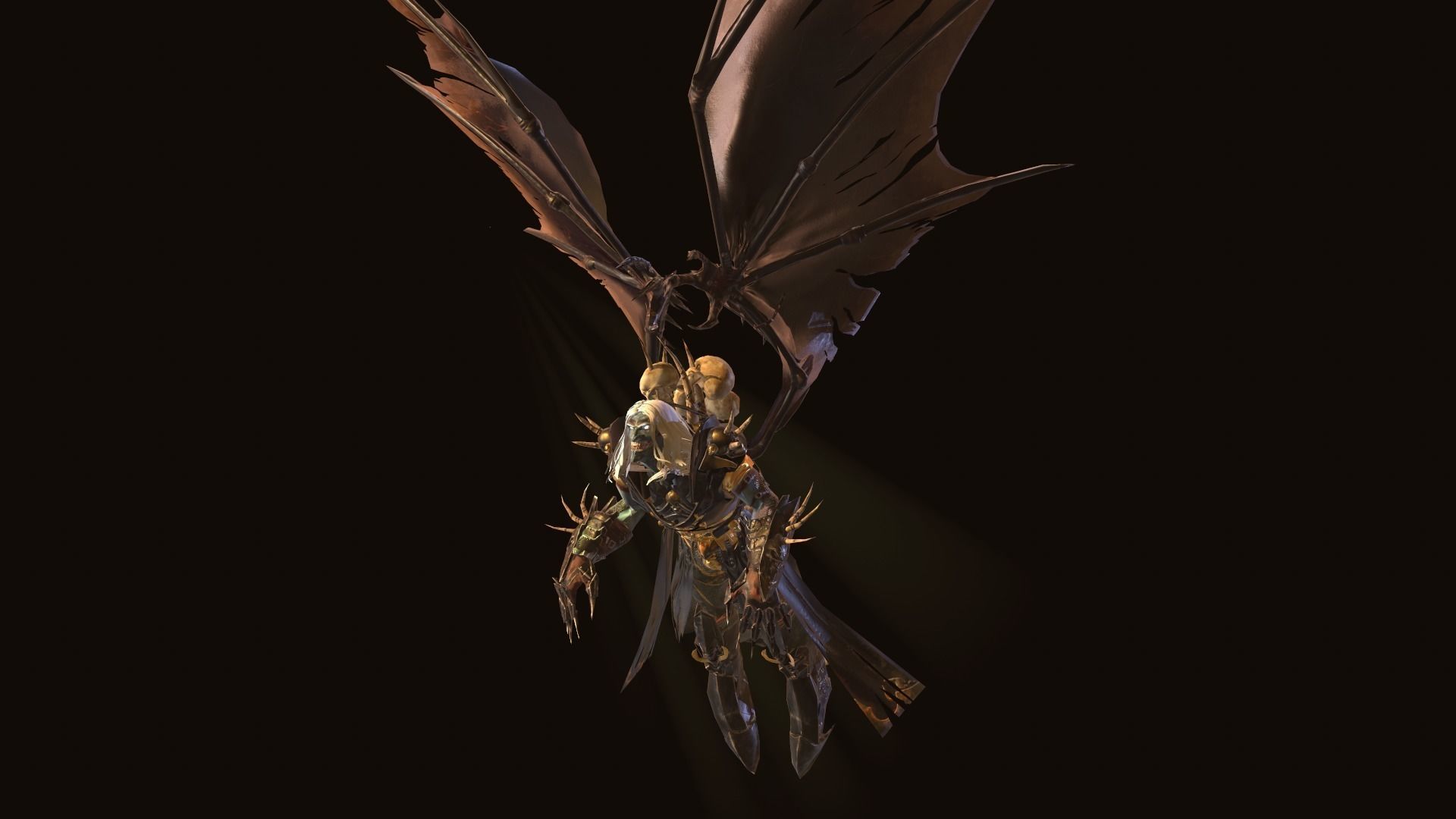 Old Vampire Low-poly 3D model_12